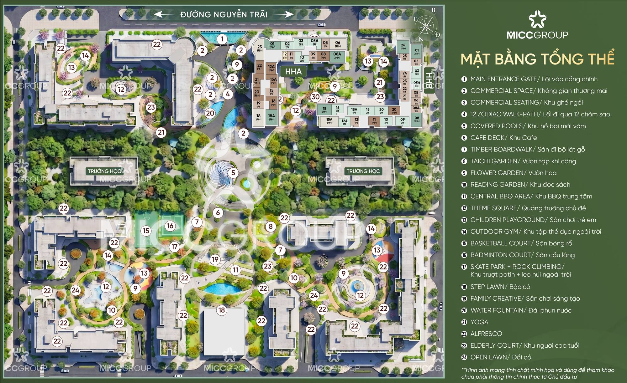 Trang chủ 89 Mặt bằng tiện ích Vinhomes Cao Xà Lá